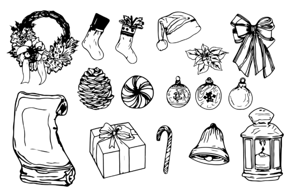 Christmas Decorative Elements Set: Your Festive Design Toolkit