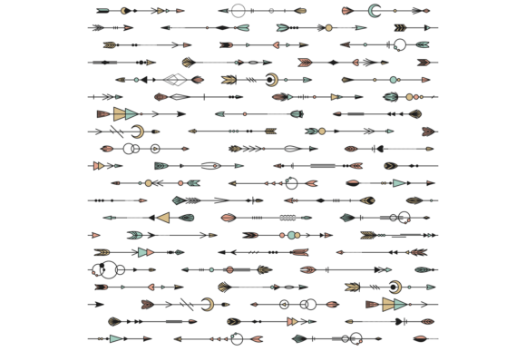 Decorative Arrows Seamless Pattern: A Tribal Design Essential
