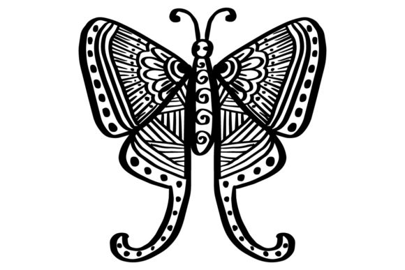 Decorative Ornate Cute Butterfly: A Designer's Delight