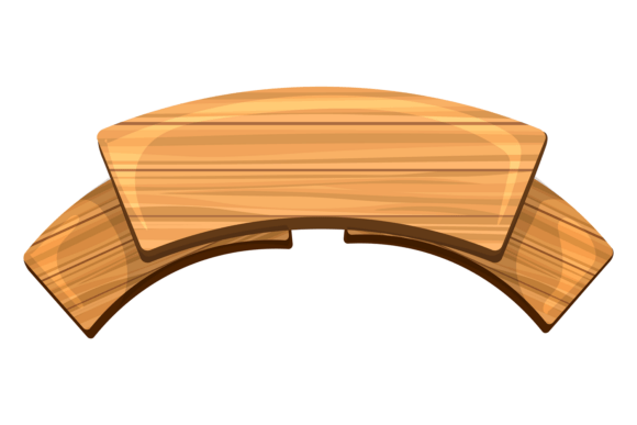 Decorative Wood Plank Frame: A Retro Sign Typeface