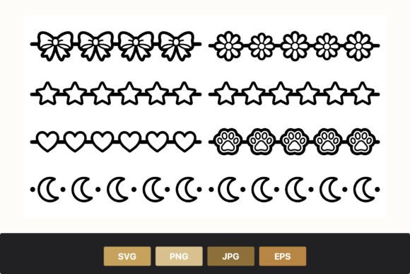 Elegant Monochrome: Styling with Black and White Decorative Borders