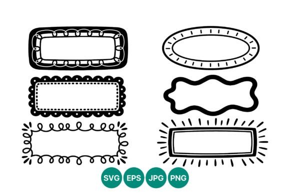 Elevate Projects with Hand Drawn Decorative Frame Vectors