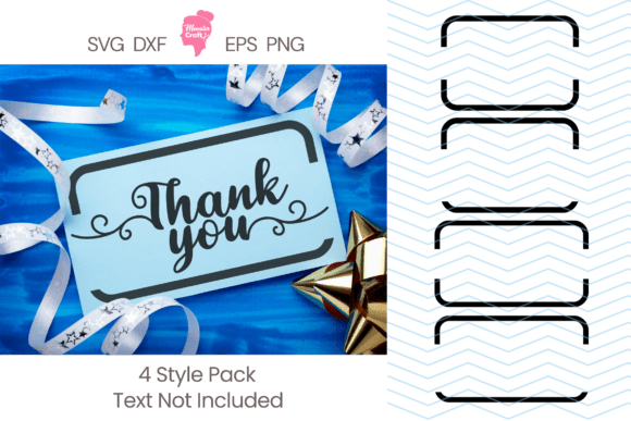 Elevate Your Craft: The Decorative Frame SVG Bundle 4 Pack #A11