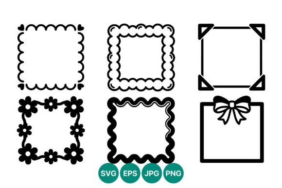 Elevate Your Designs with the Decorative Vector Frame Borders Bundle