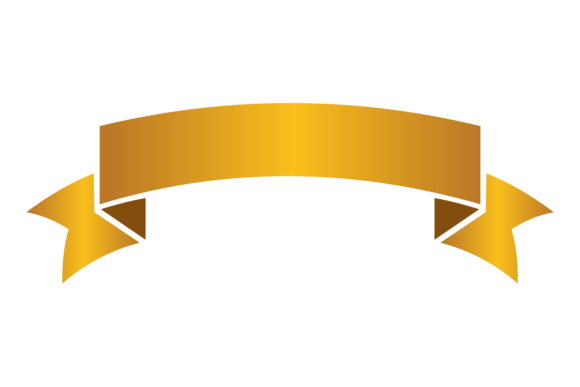 Golden Ribbon: A Vintage Banner for Timeless Design