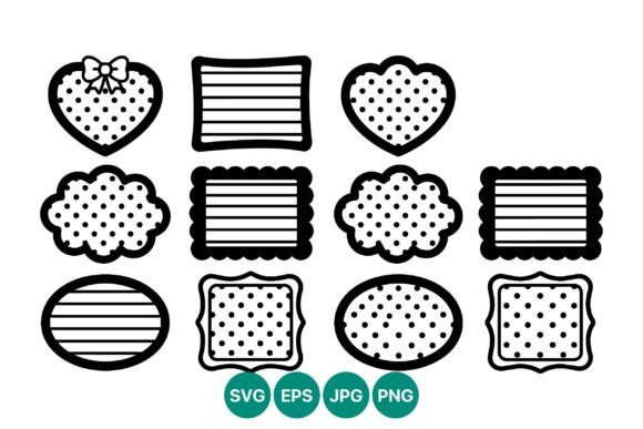 Polka Dot Decorative Frame Vector: Playful Borders for Creative Projects