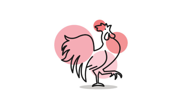 Rooster Animal Vector Decorative: Bold Graphics for Your Brand